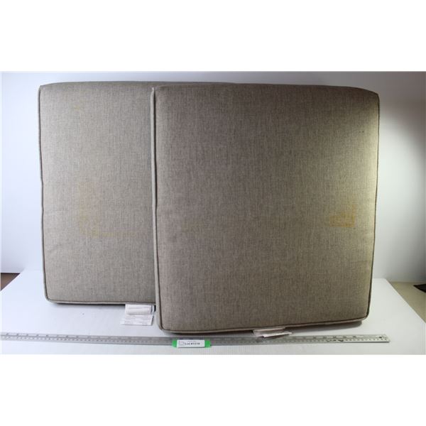 22" x 24" Outdoor Cushions (rust marks)
