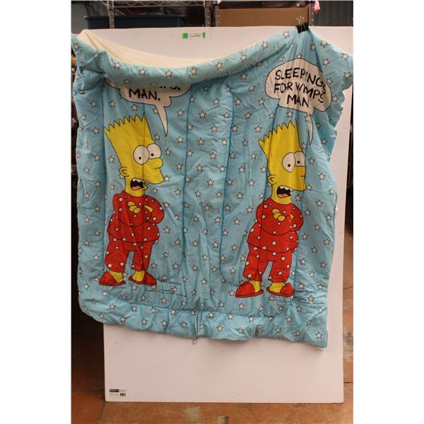 The Simpsons Bart Comforter 57'' x 47''
