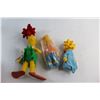 Image 4 : (3) The Simpsons Plush Toys - Sideshow Bob, Bart and Maggie