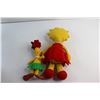 Image 4 : (2) The Simpsons Plush Toys - Sideshow Bob and Lisa