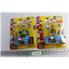 Image 1 : (2) The Simpsons Lenny and Captain McCallister Figures