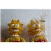 Image 3 : (4) The Simpsons Plush Toys - Barts and Lisas