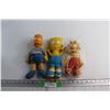 Image 1 : (3) The Simpsons Plush Toys - Barts and Lisa