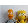 Image 2 : (3) The Simpsons Plush Toys - Barts and Lisa