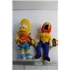 Image 1 : (2) The Simpsons Plush Toys - Willie and Bart