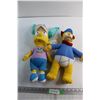 Image 1 : (2) The Simpsons Plush Toys - Homer and Bart