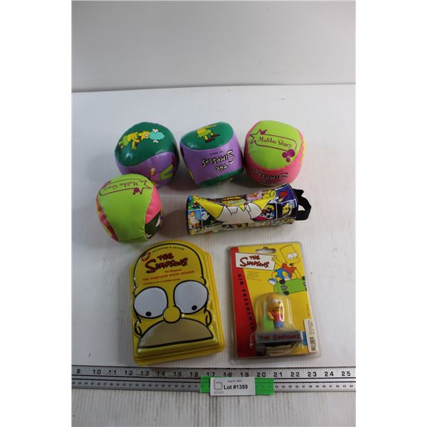 The Simpsons Complete 6th Season DVDs, Pencil Case and Assorted Items