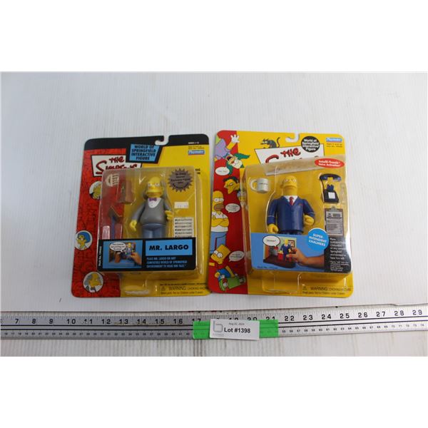 The Simpsons Mr. Largo and Super Intendent Chalmers Figures