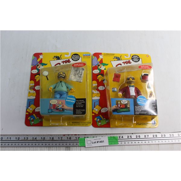 The Simpsons Grampa Simpson and Sunday Best Grampa Figures