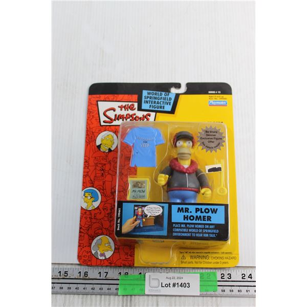 The Simpsons Mr. Plow Homer Figure