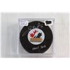 Image 2 : Jeyna Hefford Hockey Signed Puck with Certificate of Authentication