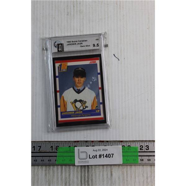 1990 Jaromir Jagr GA Graded 9.5 Hockey Card