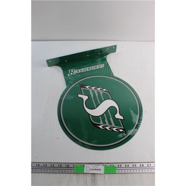 Saskatchewan Roughriders Flange Sign 18'' x 13''