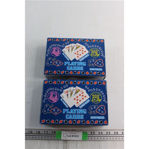 (2) Boxes of CFL Playing Cards - BC Lions