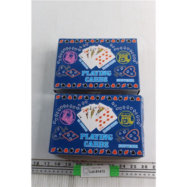 (2) Boxes of CFL Playing Cards - BC Lions