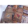 Image 7 : (17) Assorted Wooden NFL Team Plaques 12'' x 6''
