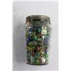 Image 1 : Jar with Lots of Assorted Marbles