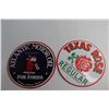 Image 2 : (2) Atlantic Motor Oil and Texas Rose Signs 12''