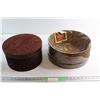 Image 1 : (2) Round Storage Boxes 13''