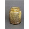 Image 3 : Amber Glass Cookie Jar