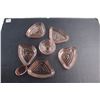 Image 3 : Pink Depression Glass Serving Set and Ashtray