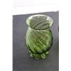 Image 4 : (3) Green Glass Vases