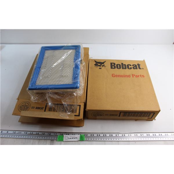 (2) Bobcat Air Filters 11'' x 8'' - New