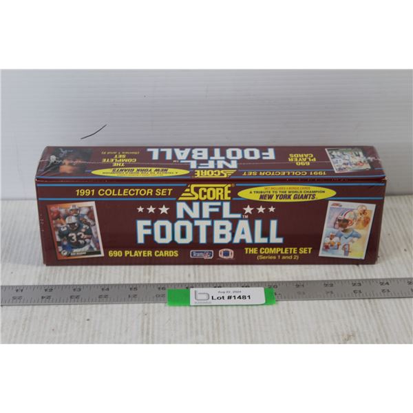 Score NFL Football Trading Cards 1991 Collector Set 690 Player Cards The Complete Set Series 1 and 2