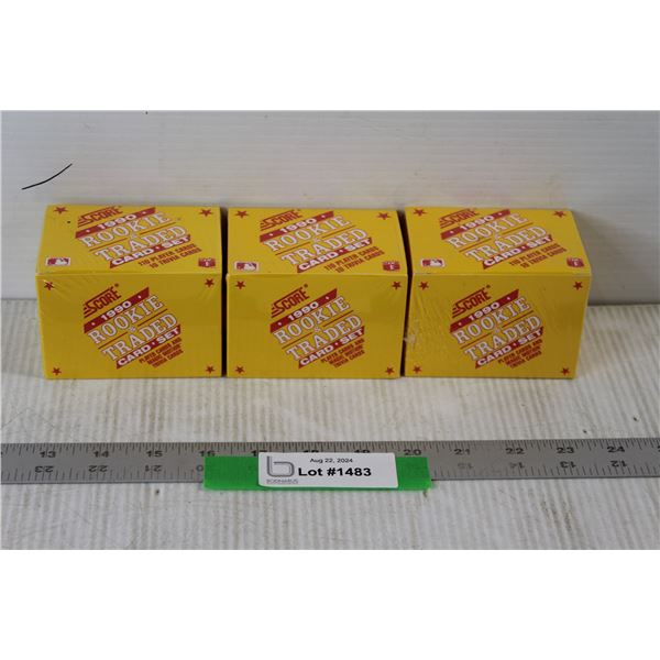 Score 1990 Rookie and Traded Card Set 110 Player Cards 10 Trivia Cards - Still Sealed NIB