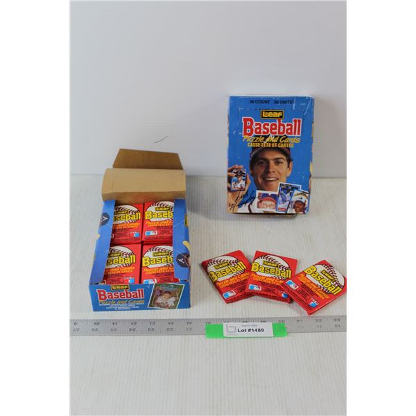 (2) Leaf Baseball Puzzle and Cards 36 Count