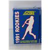 Image 7 : (4) Score 1991 Rookies 40 Glossy Baseball Player Cards 5 Magic Motion Trivia Cards