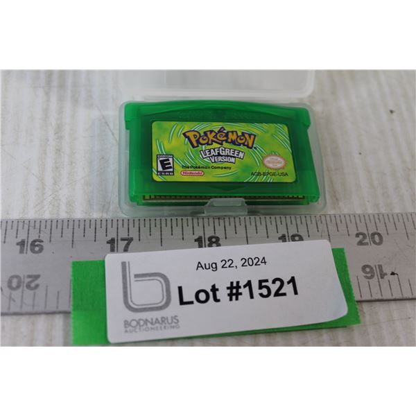 Pokemon Leaf Green Version GameBoy Advance Video Game - Not Authenticated