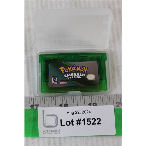 Pokemon Emerald Green Version GameBoy Advance Video Game - Not Authenticated