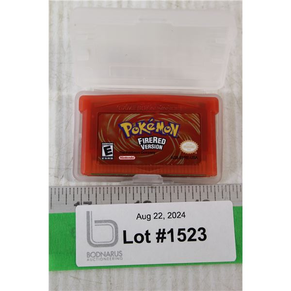 Pokemon Fire Red Version GameBoy Advance Video Game - Not Authenticated