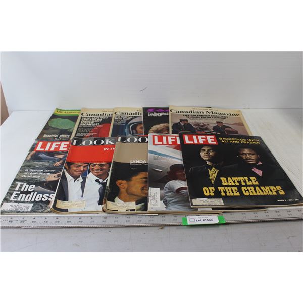 (10) Assorted Magazines: Battle Of The Champs, Aboard The First Flights, The Endless Weekend