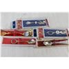 Image 2 : (5) Decorative Spoons, (2) Jewelry Cases