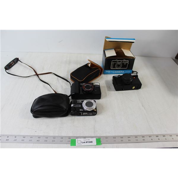 Canon Camera, Lumix Camera, Scooter Camera