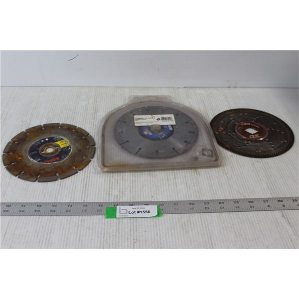 (3) 7" Electric Saw Blades