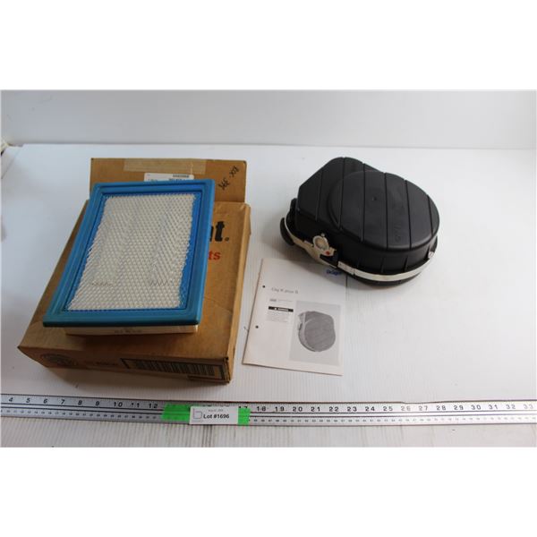 Bobcat Air Filter 11'' x 8'' and Drager Oxy K Plus S Emergency Rebreather