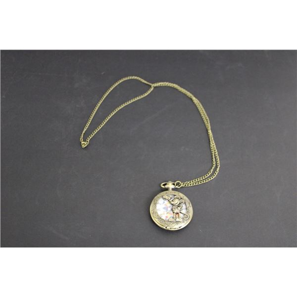 Mickey Mouse Pocket Watch - Working