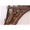 Image 4 : Cast Iron Antique School Desk Brackets - 25" x 16" - Patented Design of 1888 - Some Wear & repairs h