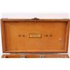 Image 3 : Ash Woodcraft Wooden Tackle Box - 8" x 14" x 7" - Some Wear