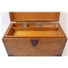 Image 4 : Ash Woodcraft Wooden Tackle Box - 8" x 14" x 7" - Some Wear