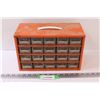 Image 1 : Shop Hardware Organizer w/ Contents - 12" x 6" x 8"