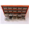 Image 2 : Shop Hardware Organizer w/ Contents - 12" x 6" x 8"