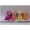 Image 1 : (4) Floral Edition TY Beanie Babies