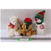 Image 1 : (3) Christmas Edition TY Beanie Babies