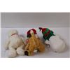 Image 5 : (3) Christmas Edition TY Beanie Babies