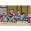 Image 3 : "The Last Supper" Painting in Frame - 34" x 20"