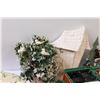 Image 2 : Christmas Lot: Train, Floral Displays, Angel Napkin Holders, Bows, Mice, Misc.